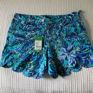 Lilly Pulitzer scalloped shorts